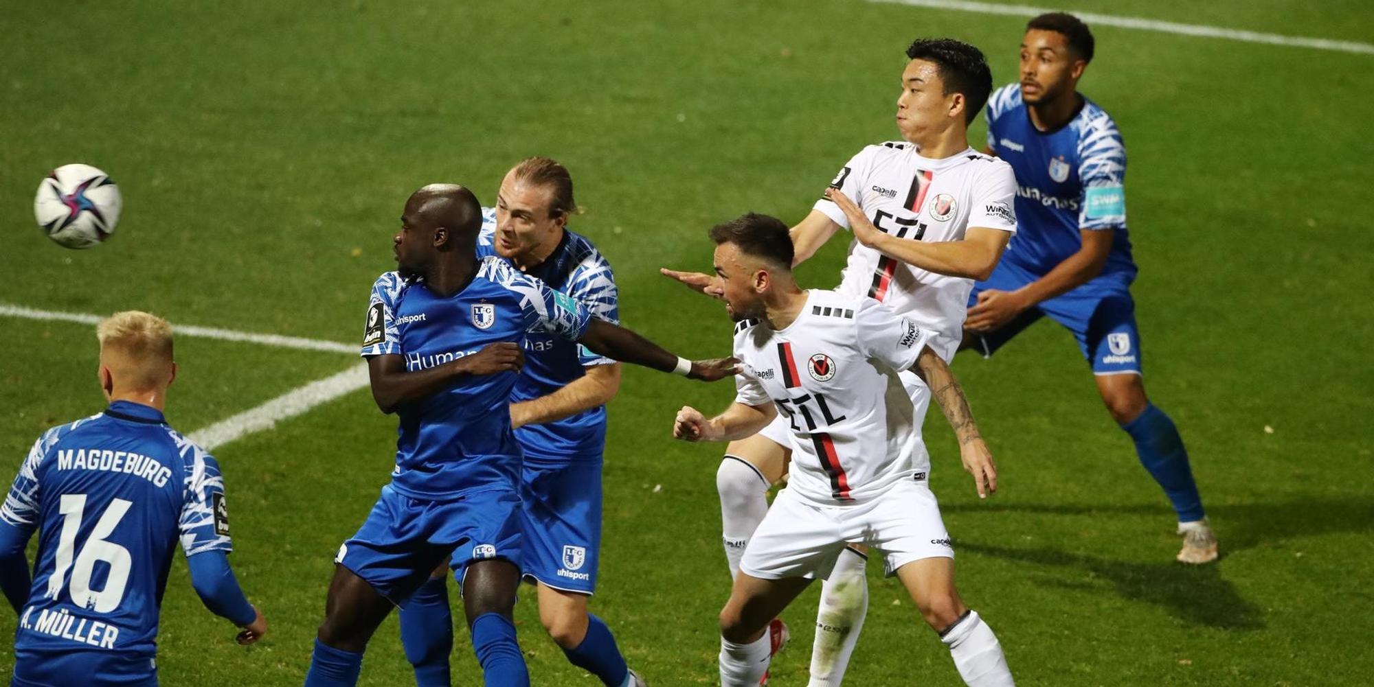 Simon Handle gegen Magdeburg