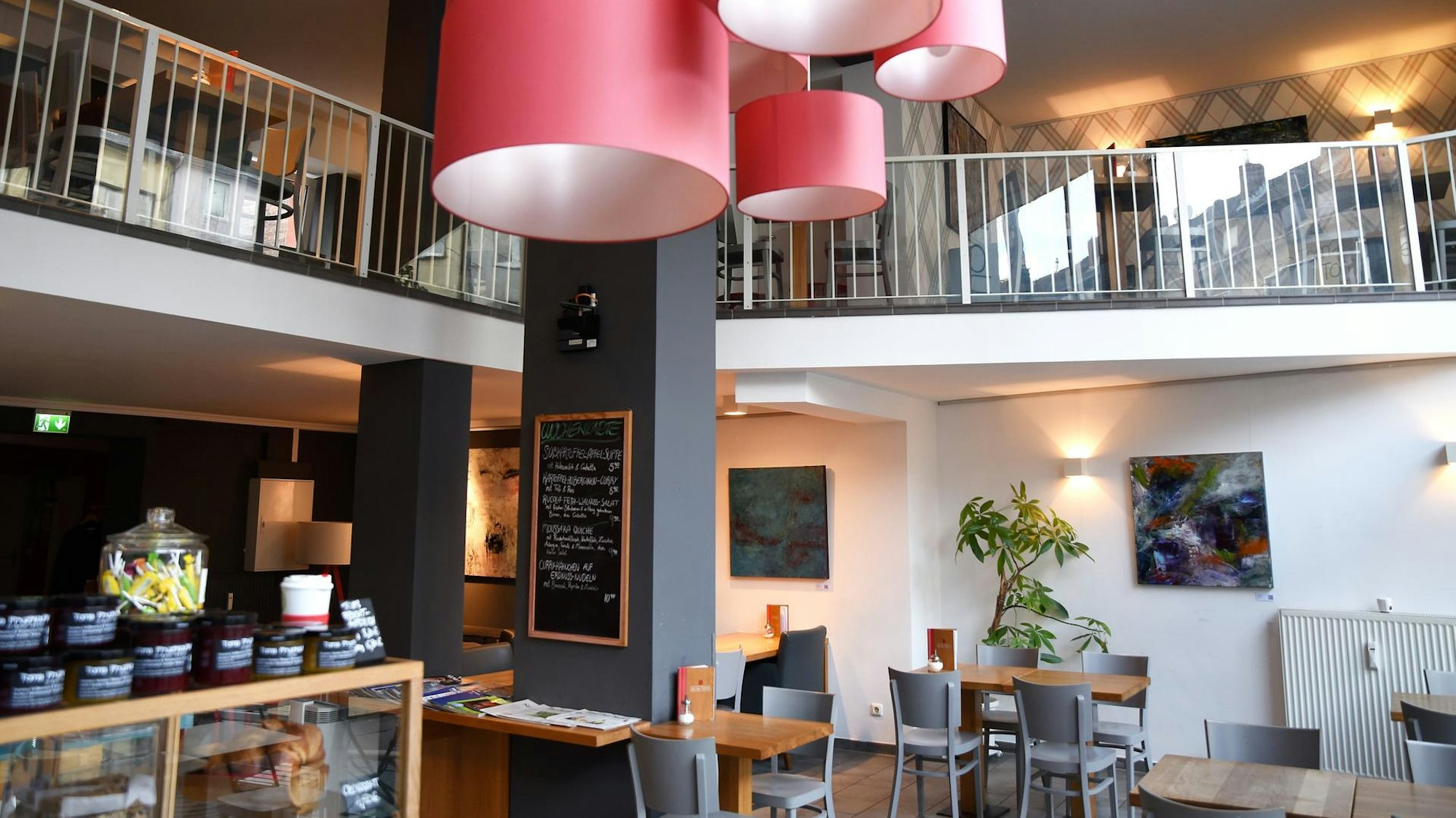 Innenraum eines Cafés in Köln Sülz.