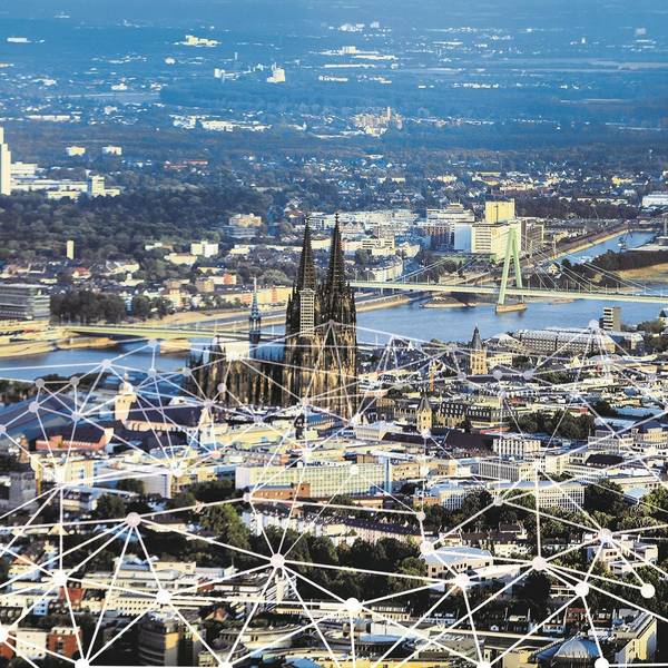 Köln mit Netz