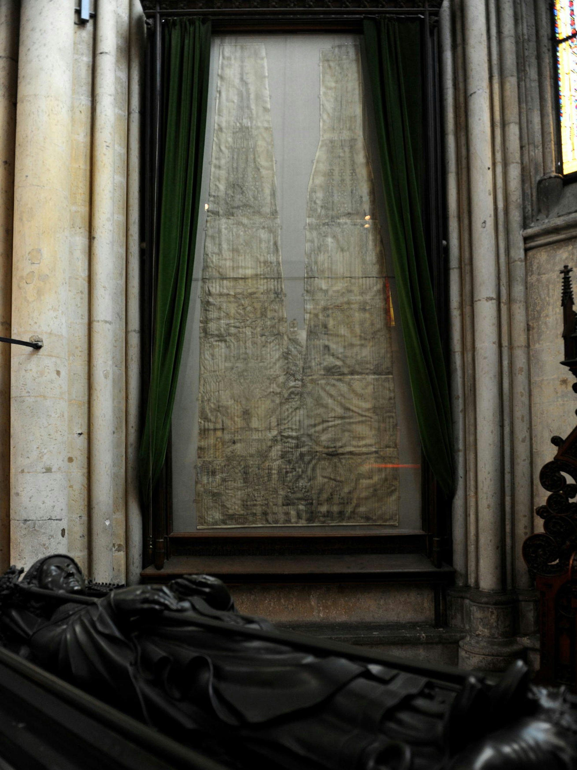 „Riss F“ oder „Fassadenplan F“ genannte Bauzeichnung.