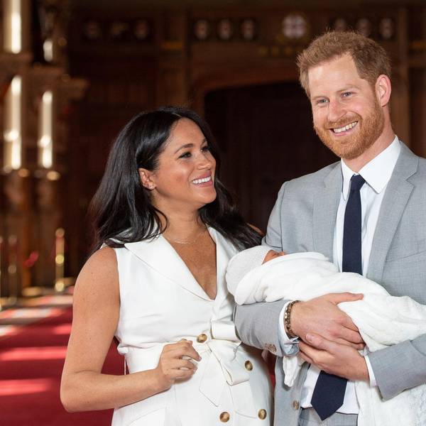 Herzogin Meghan und Prinz Harry zeigen sich mit Prinz Archie.