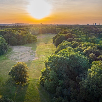 Luftbild Gleueler Wiese