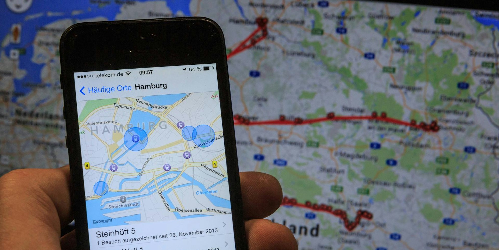 Smartphone orten