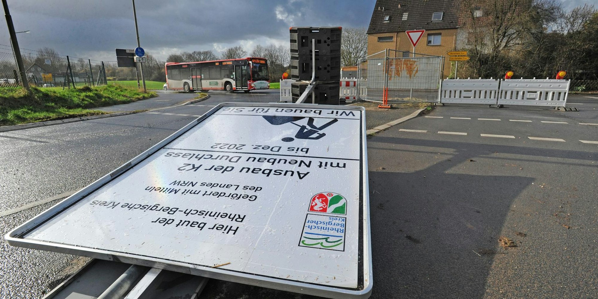 Burscheid Sturm Schild