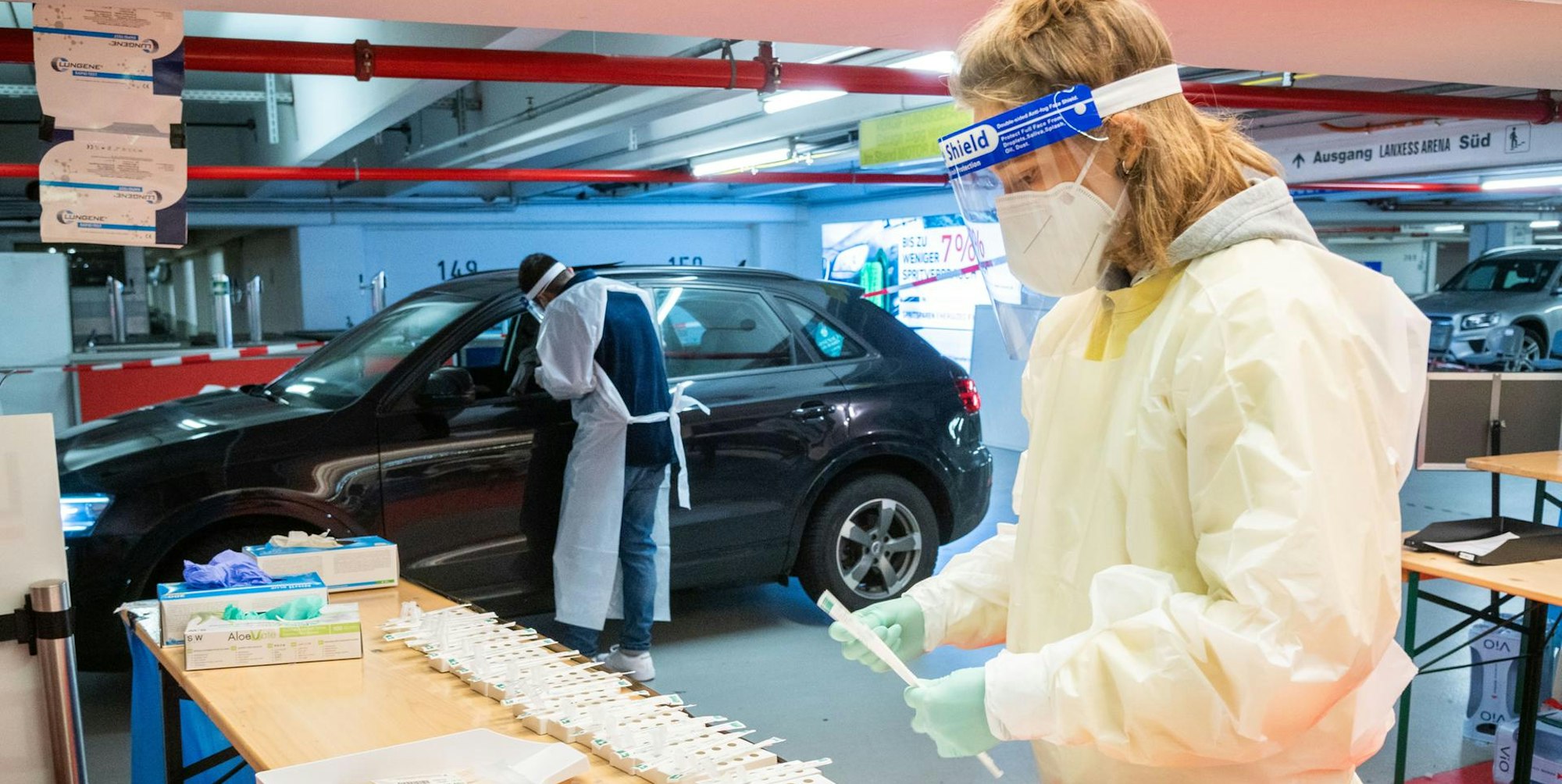 Corona Test Lanxess Arena