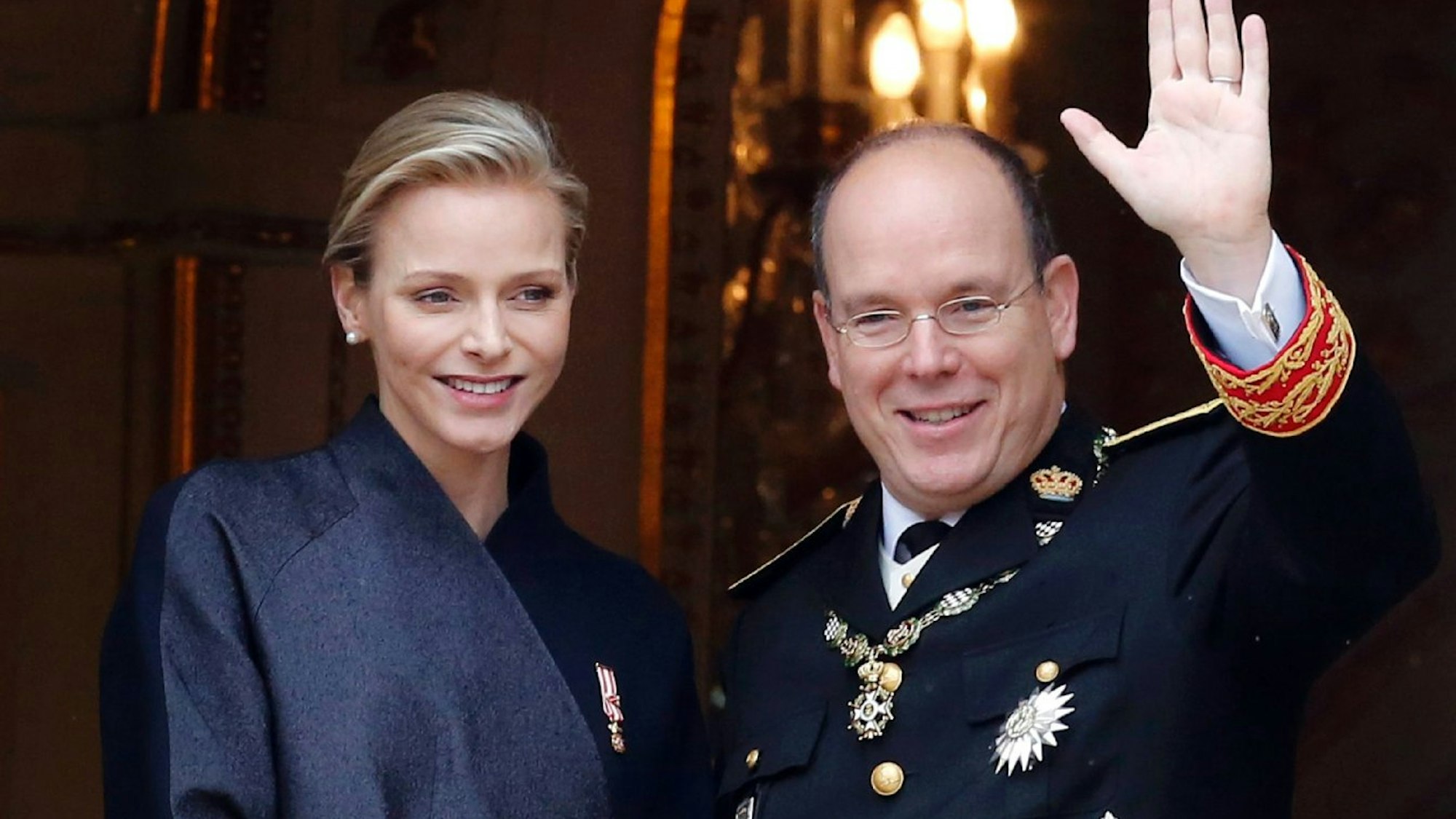 Albert II., Fürst von Monaco, und Fürstin Charlène von Monaco.