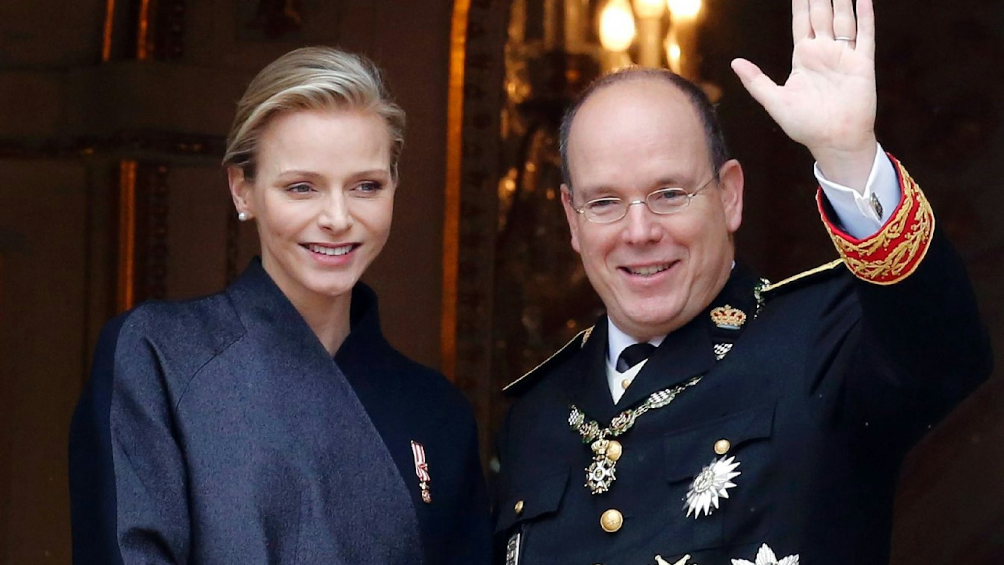 Charlène und Albert von Monaco