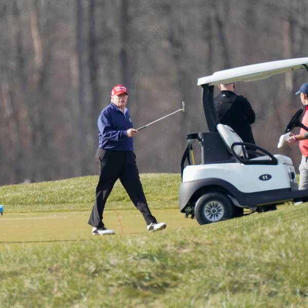 Trump beim Golfen