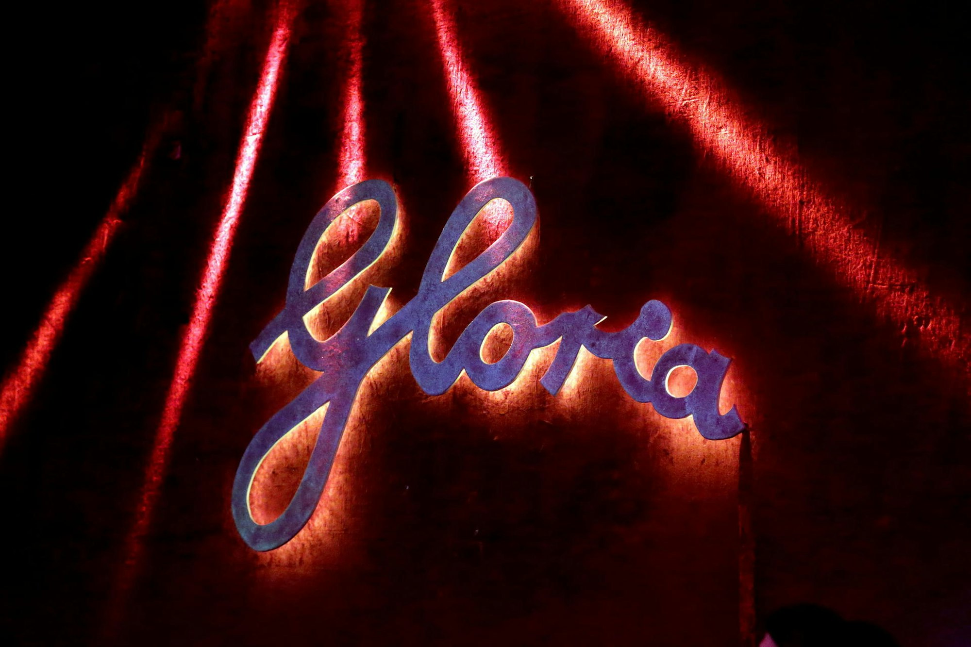 gloria Bar und club Licht