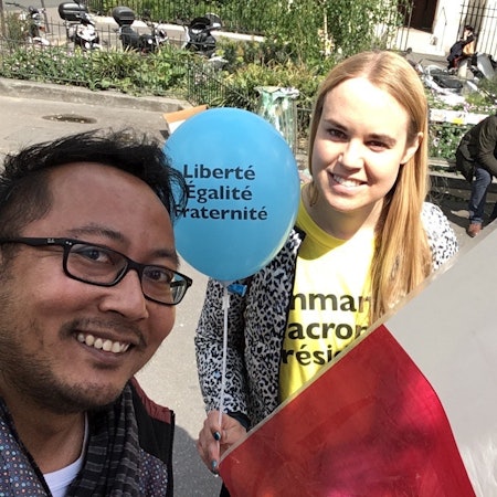 Jonah auf Europareise in Paris