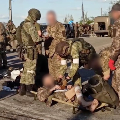 Durchsuchung ukrainische Soldate