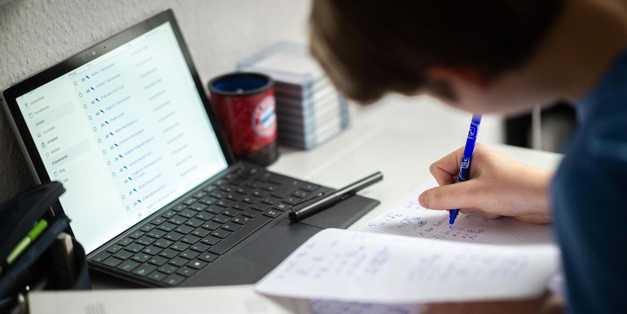 Schüler Homeschooling