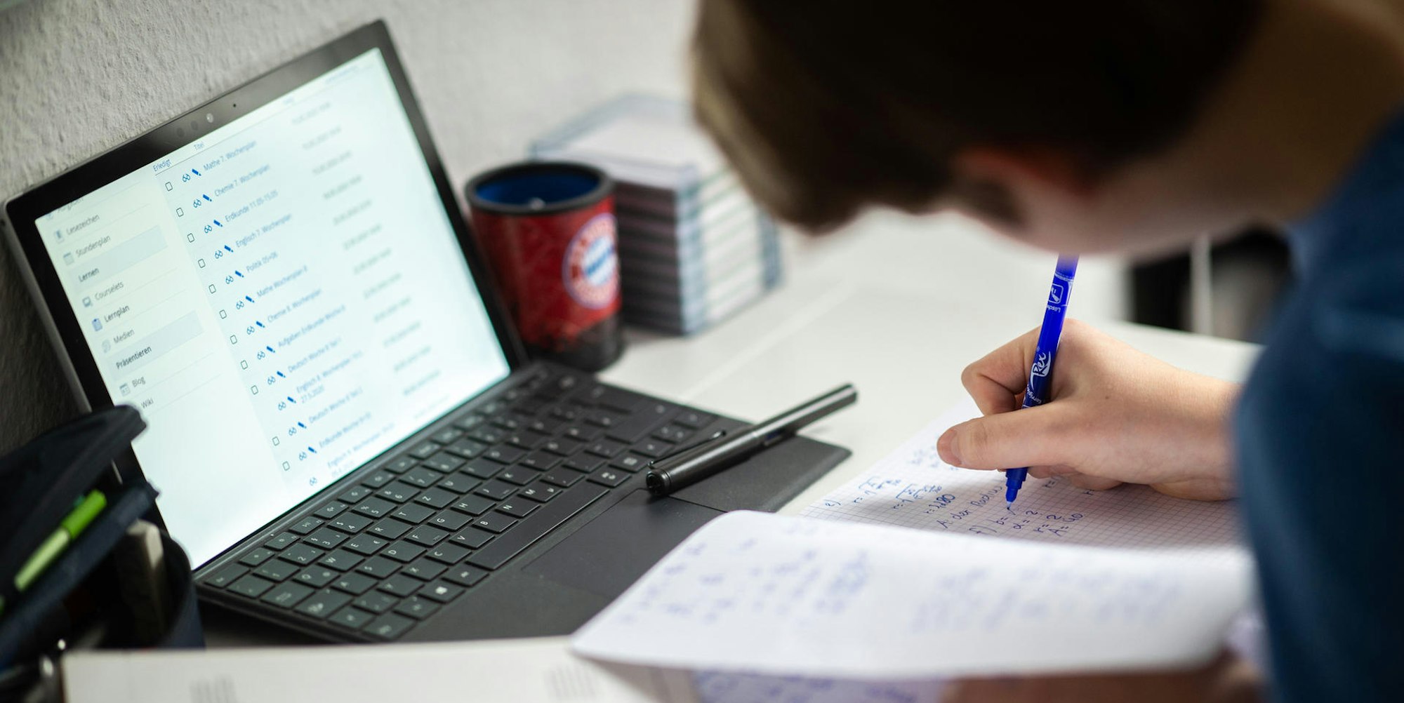 Schüler Homeschooling