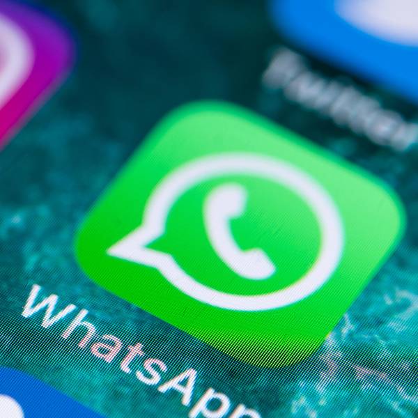 Whatsapp-Icon auf einem Smartphone
