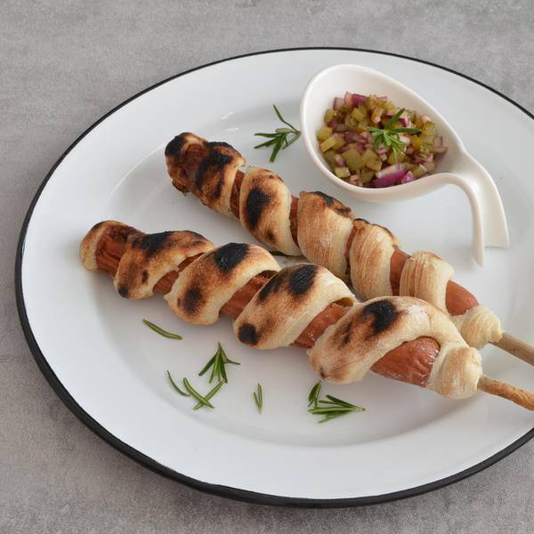 stockbrot hotdog