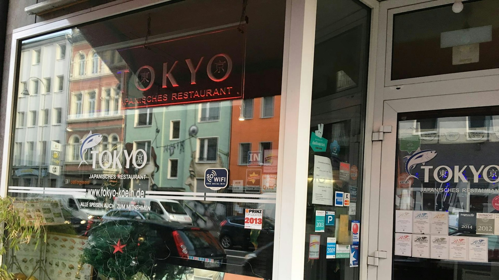 Das japanische Restaurant Tokyo auf der Roonstraße.