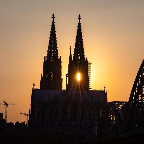 Köln Dom Sonne Symbolbild