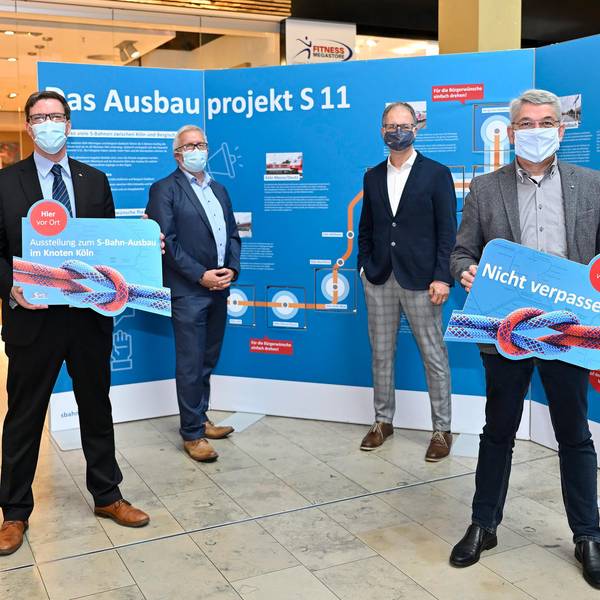 Austellung zum S11 Ausbau