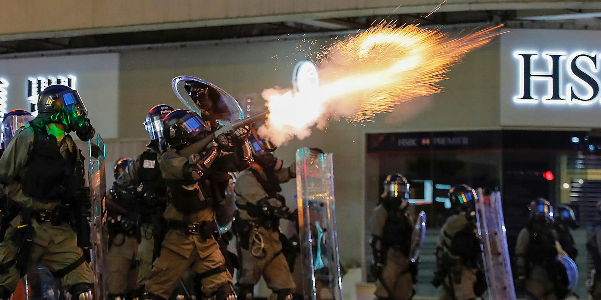 HOngkong Police Fire