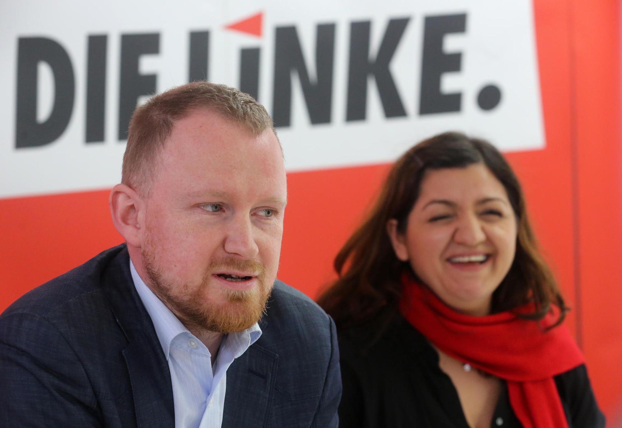 Die Linke_Özlem Alev Demirel und Christian Leye