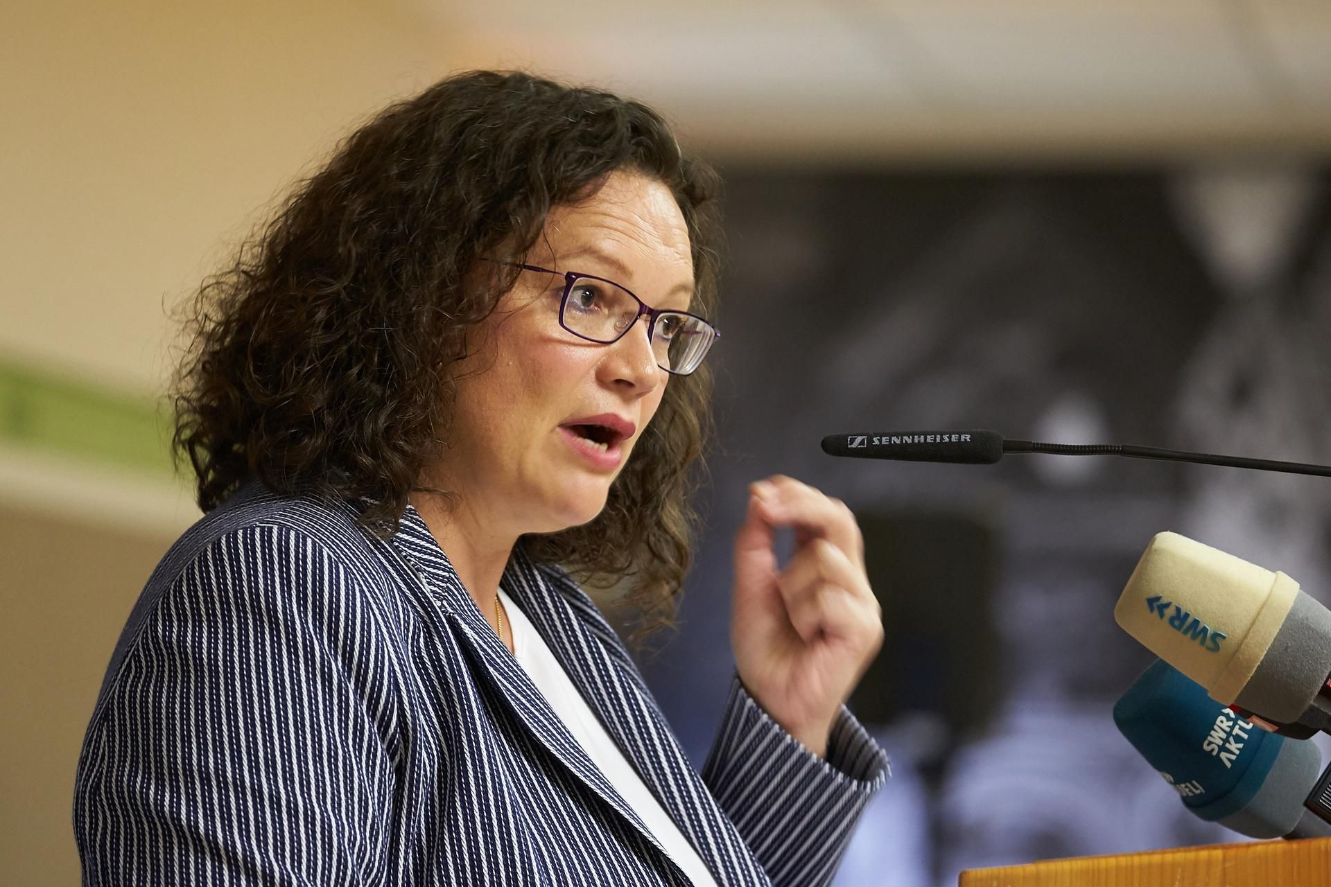 Andrea Nahles dpa 130819