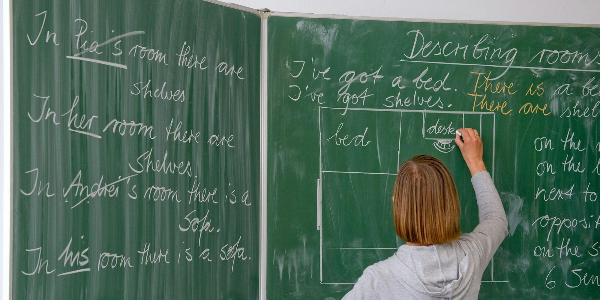 Englischunterricht in einer Grundschule