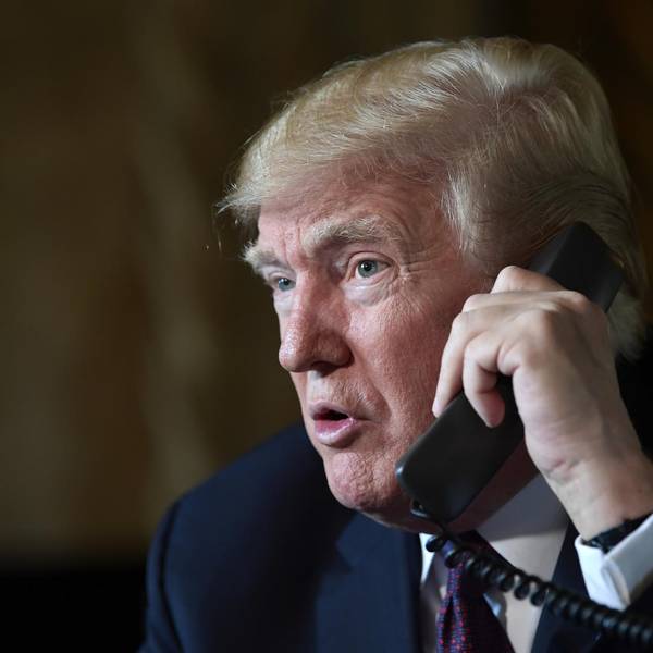 Trump am Telefon