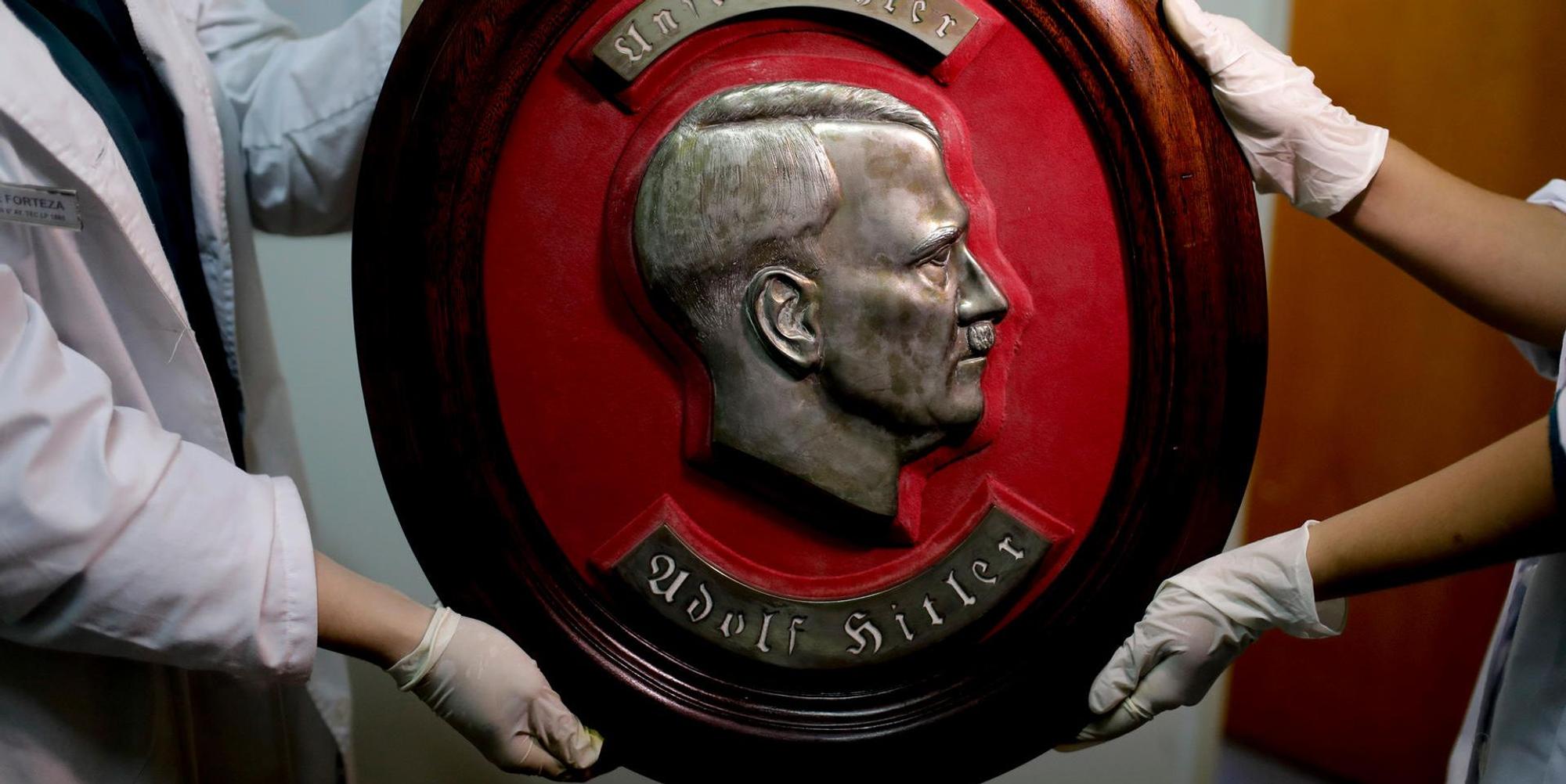 Ein in Buenos Aires gefundenes Relief Adolf Hitlers