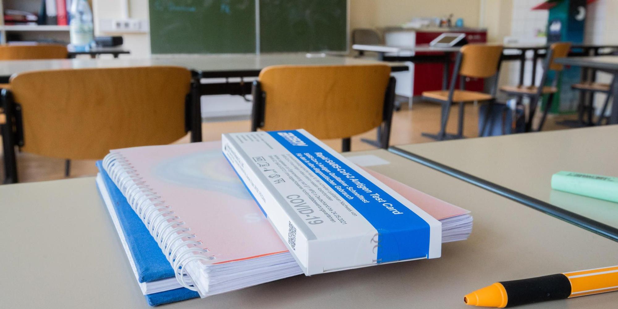 Schule dpa Coronatest