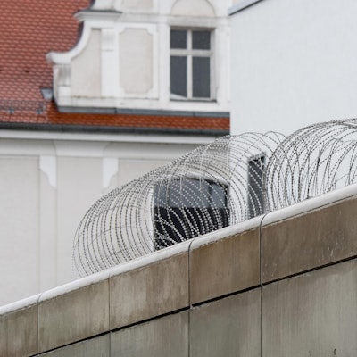 Stacheldraht Gefängnis