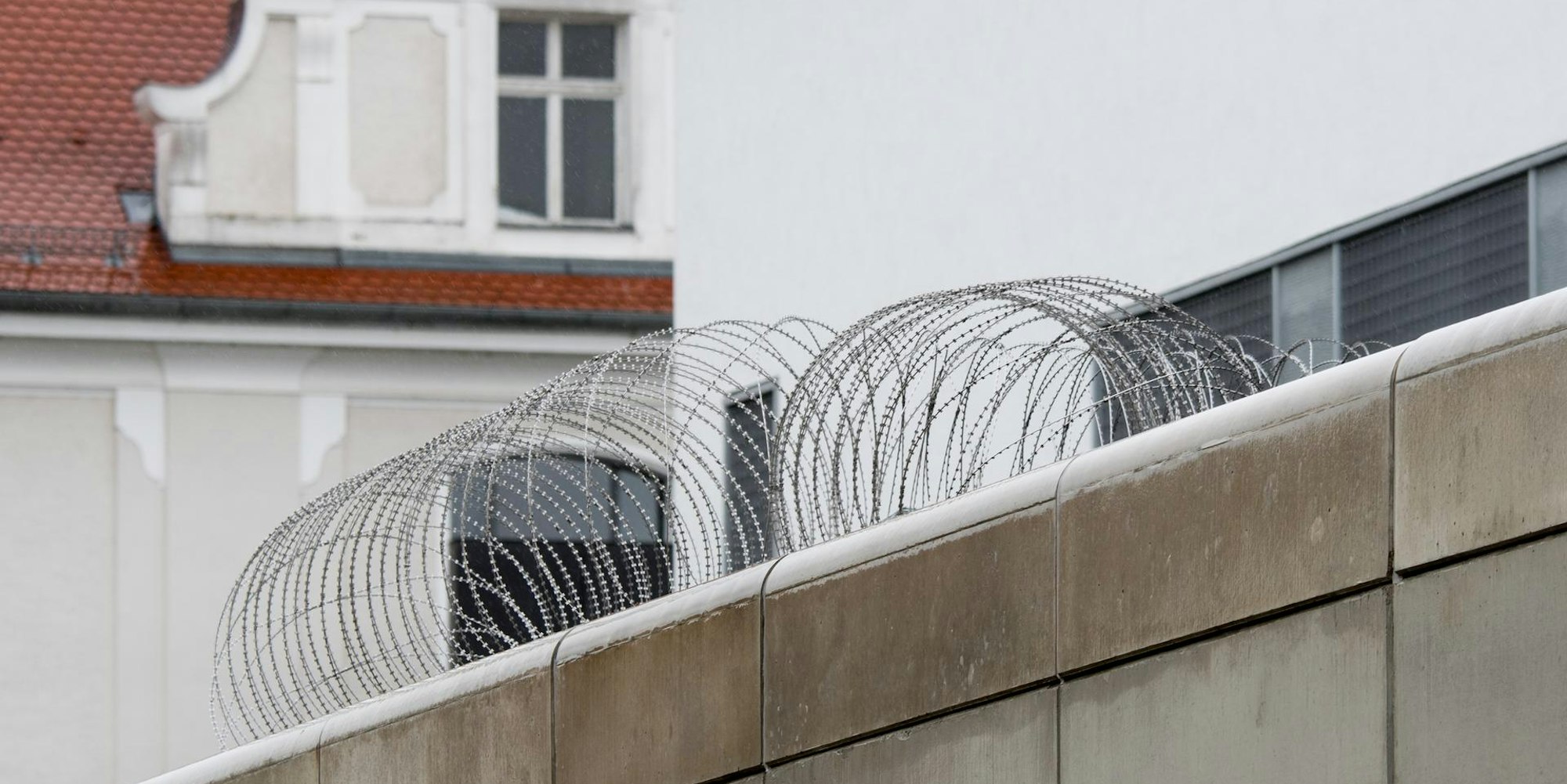 Stacheldraht Gefängnis