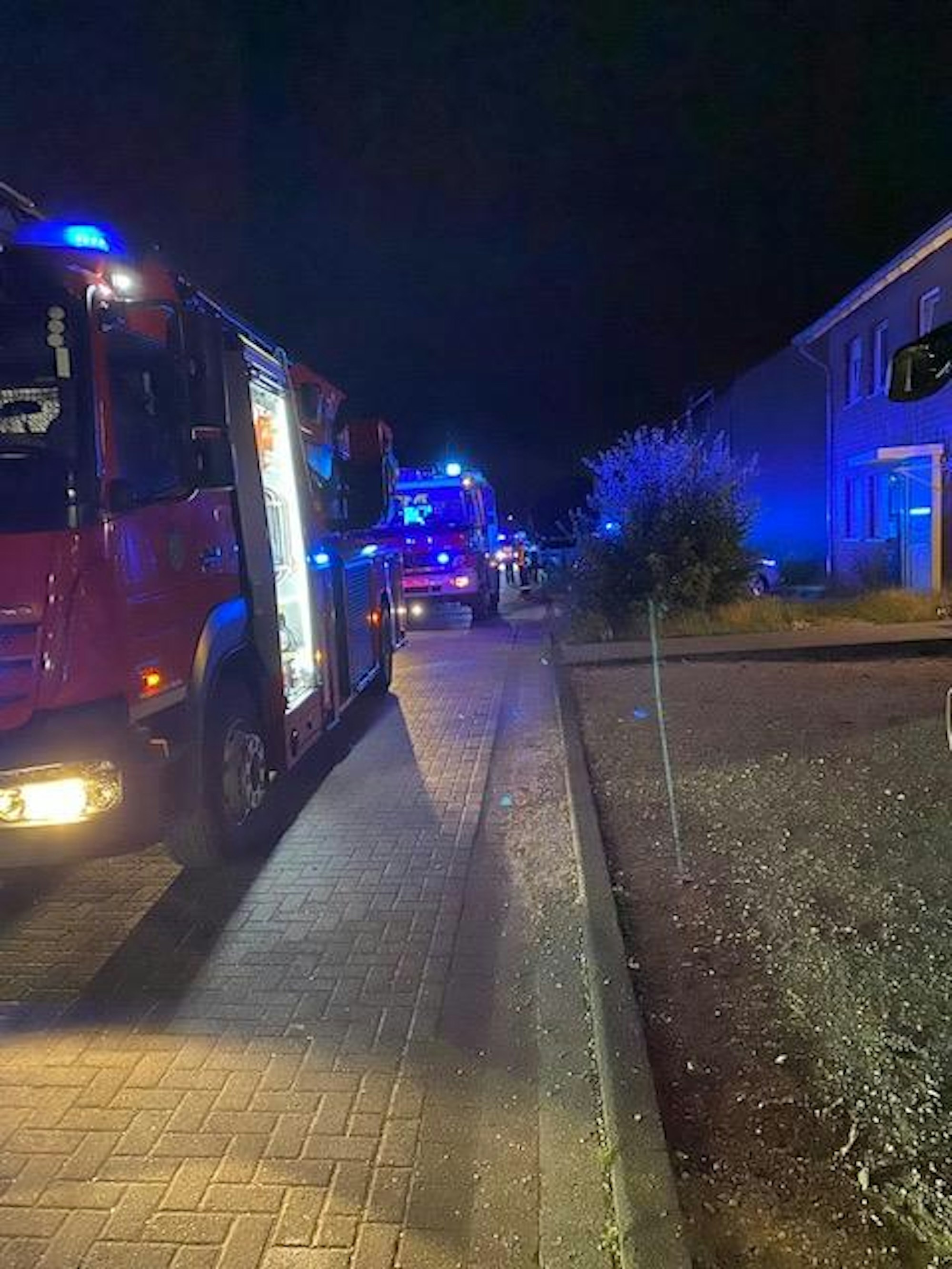 Feuer in der Kentener Heide am Donnerstagabend 07.07.22