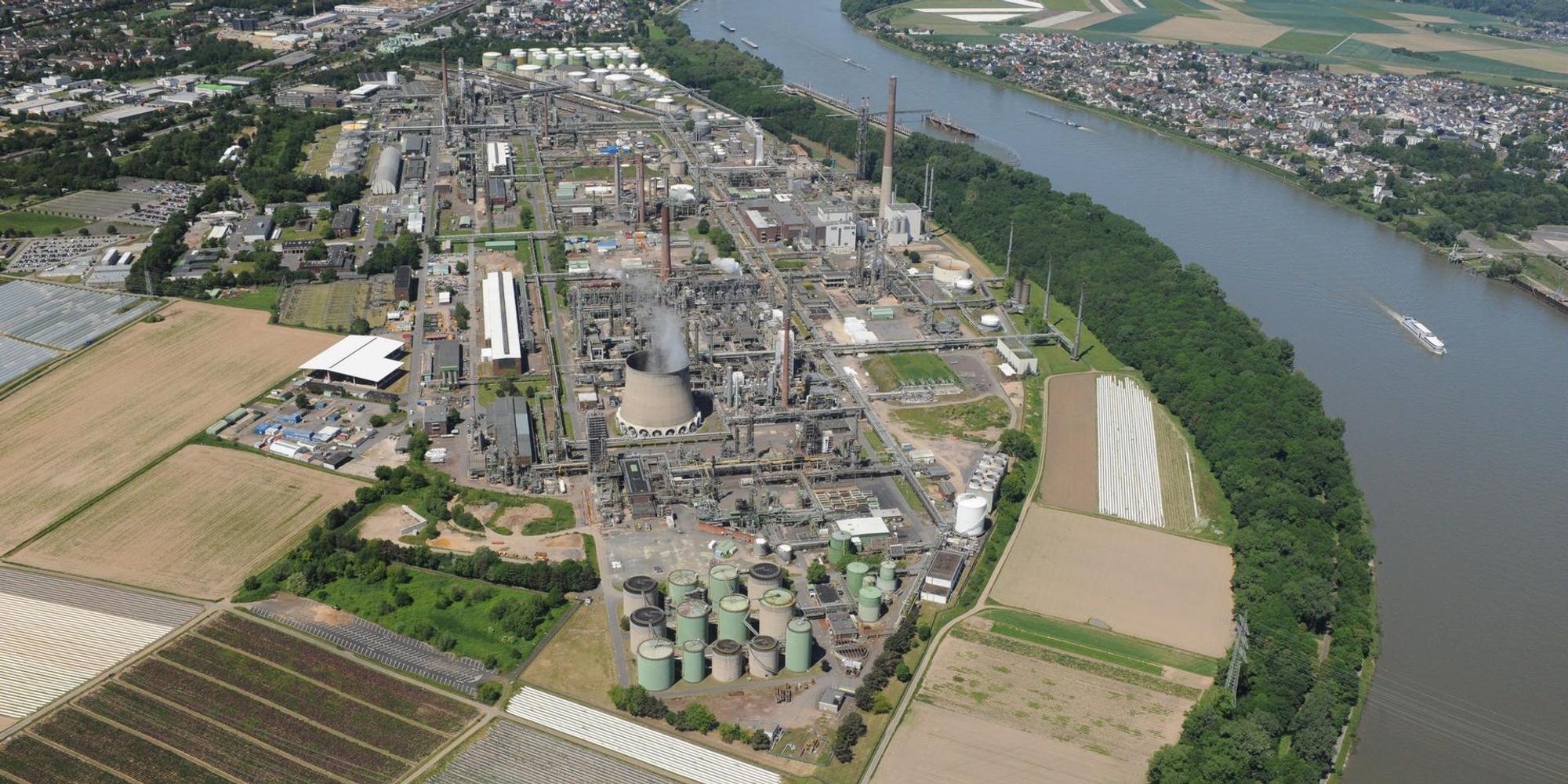 Shell Luftbild Wesseling