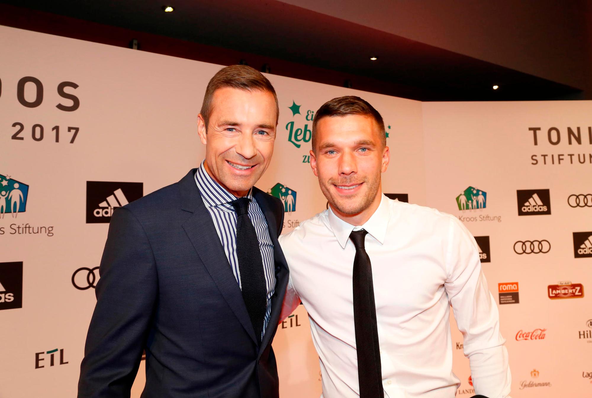 Kai Pflaume und Podolski