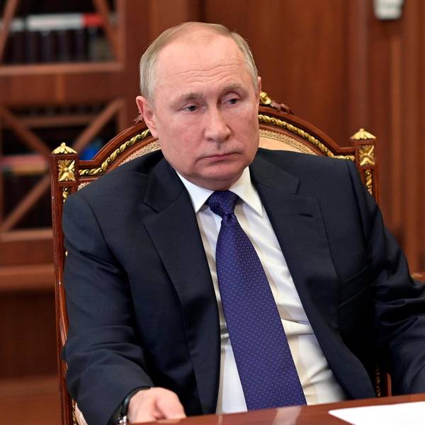 Putin Mad Man in Moskau