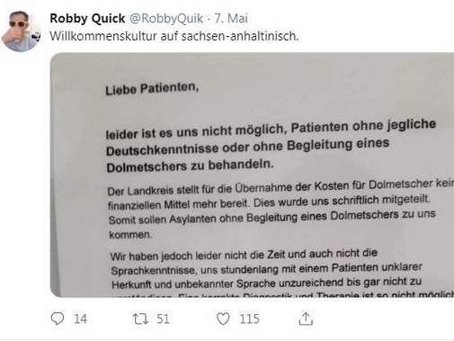 Twitter Screenshot Praxis