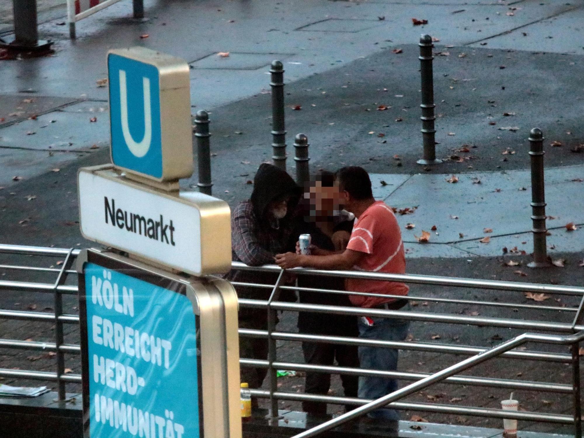 Drogenszene Neumarkt2 gepixelt