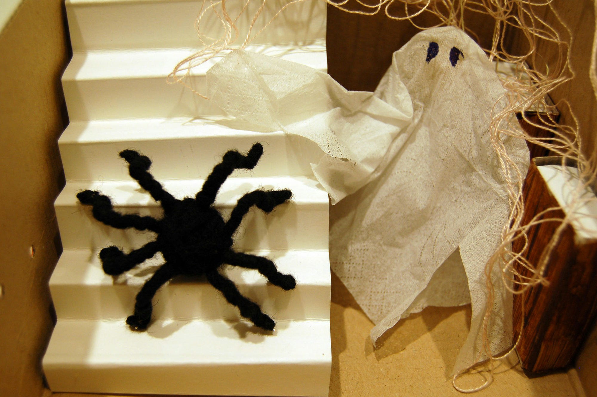 spinne gebastelt