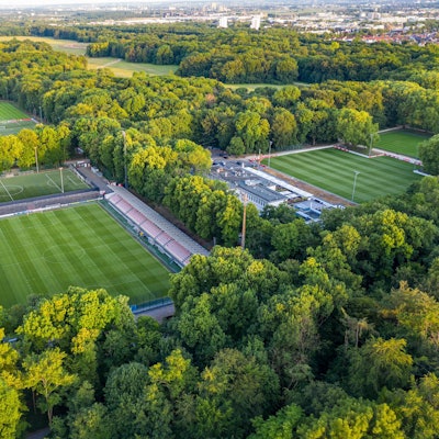 Luftbild Franz-Kremer-Stadion