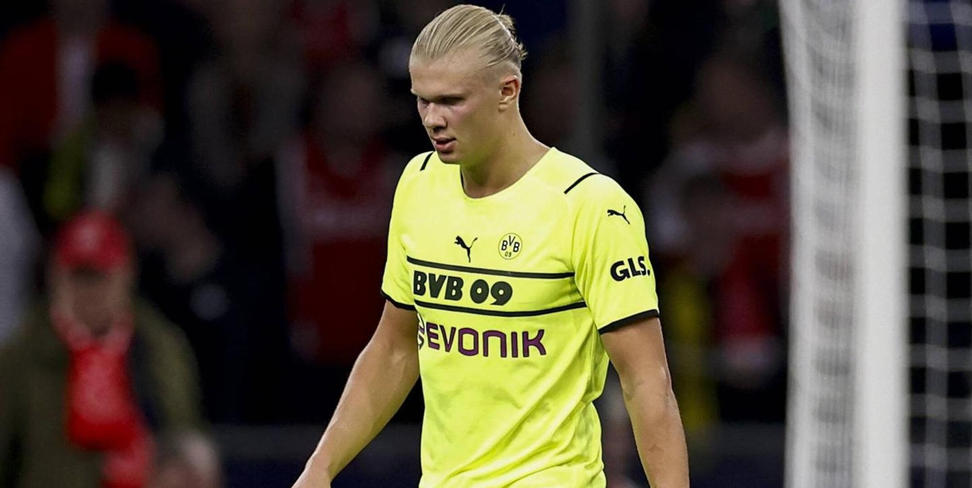 Haaland gesenkter Kopf