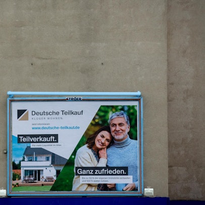 Werbeplakat Deutsche Teilkauf