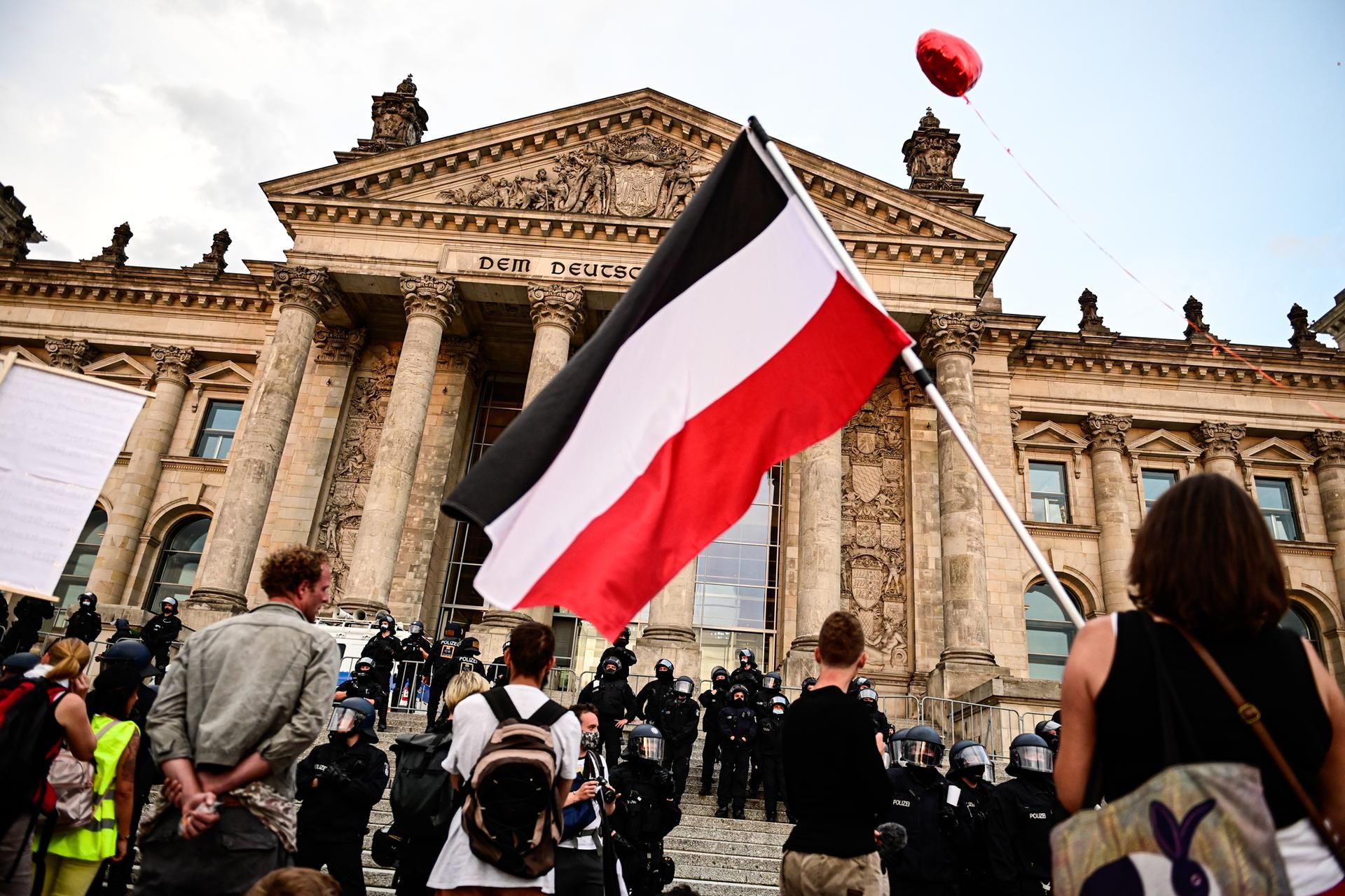Corona-Demo Reichstag