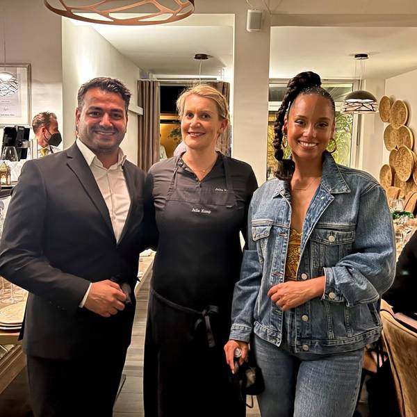 Alicia Keys mit Julia Komp