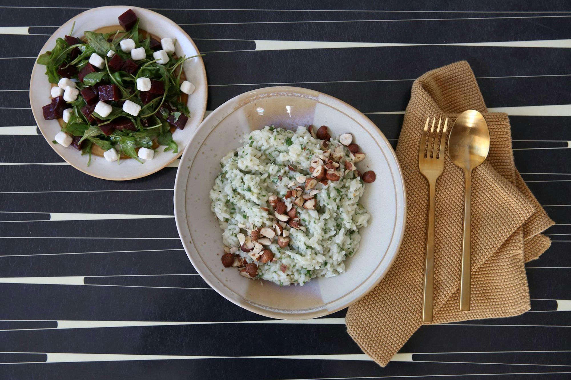Floss Test Kochboxen Essen Salat