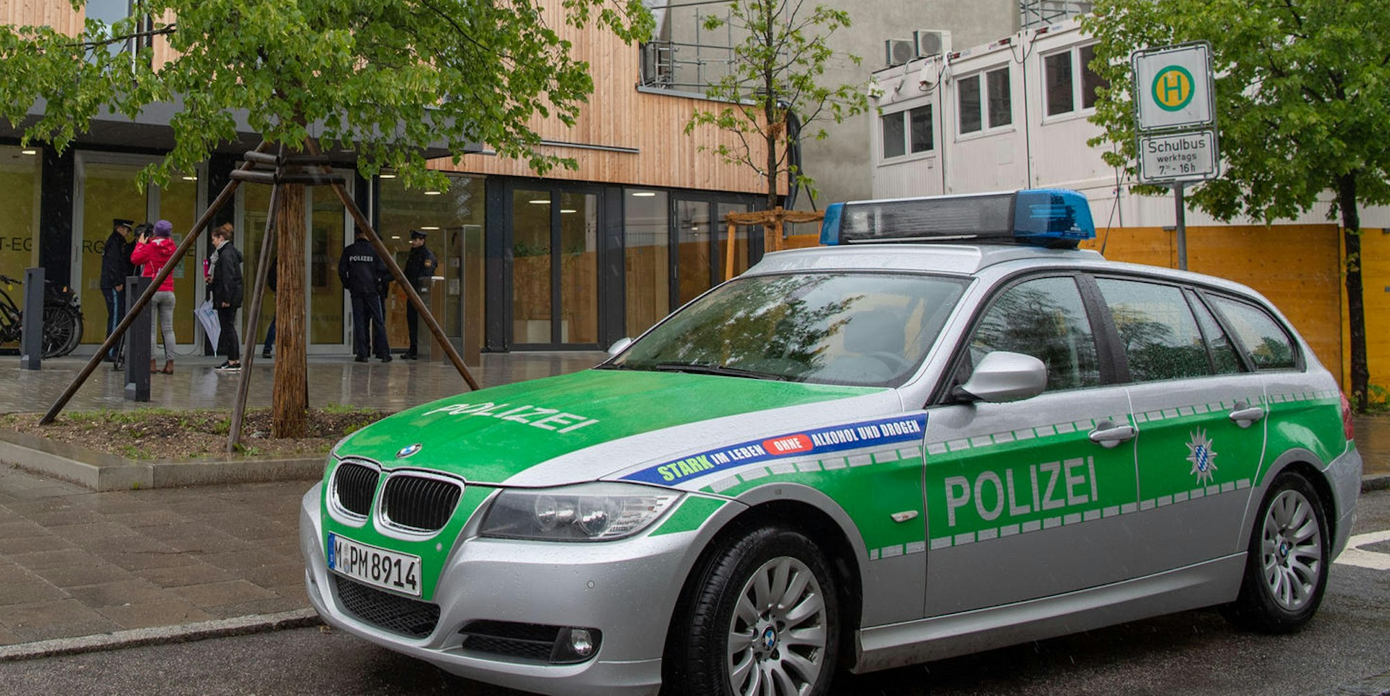 Polizeiwagen aus Bayern