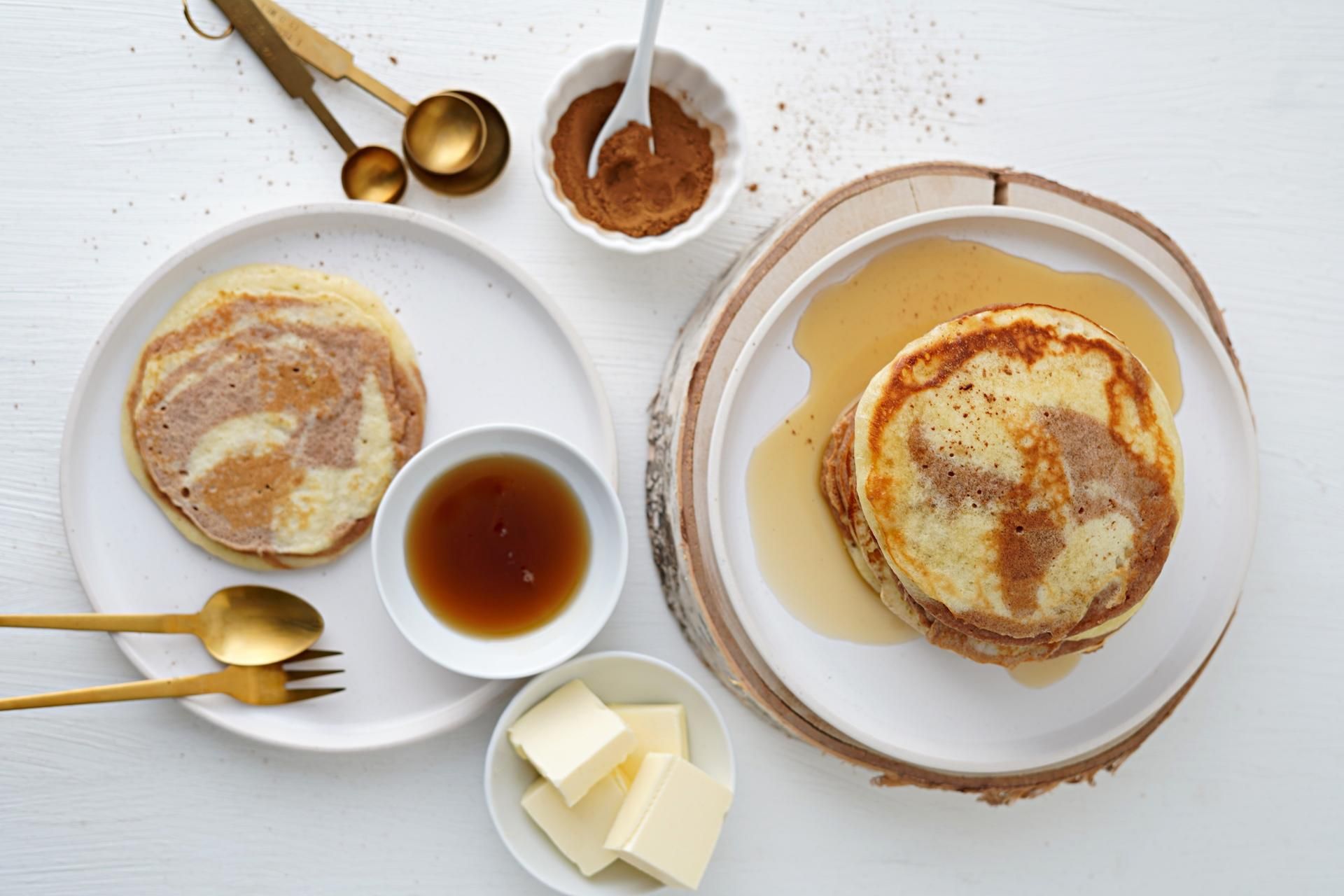 Pancakes mit Swirl dpa