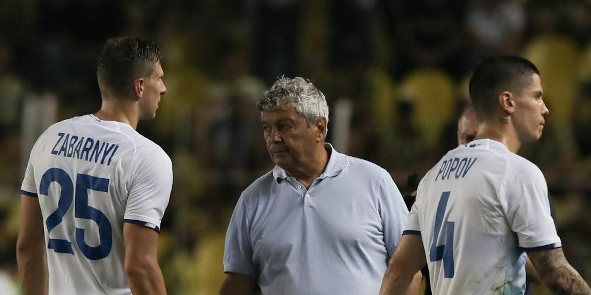 Lucescu und seine Spieler