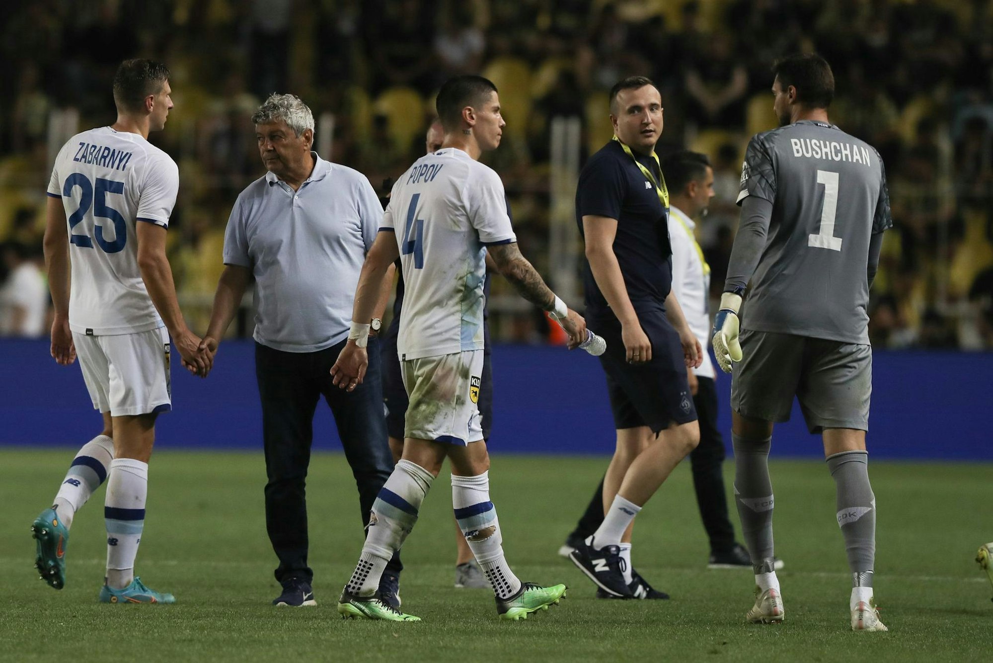 Lucescu und seine Spieler