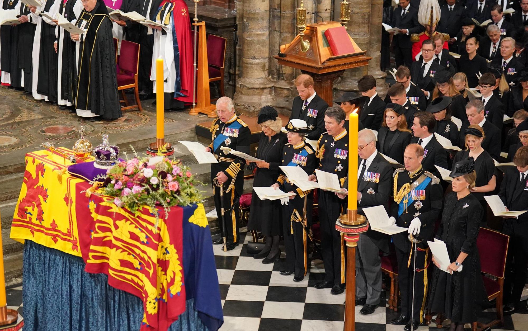 Royals in Westminster Abbey