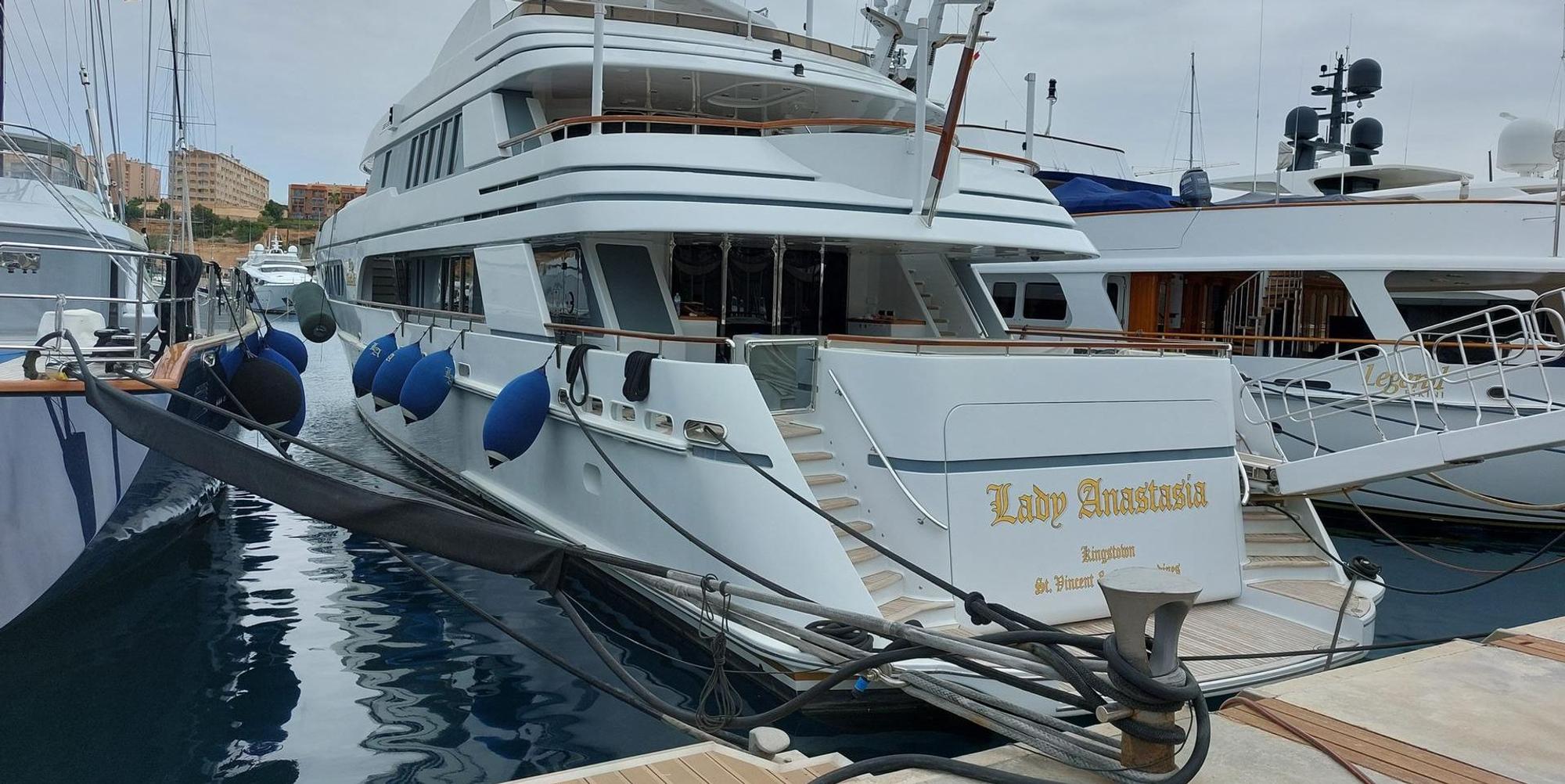 Russische Jacht Mallorca 280222